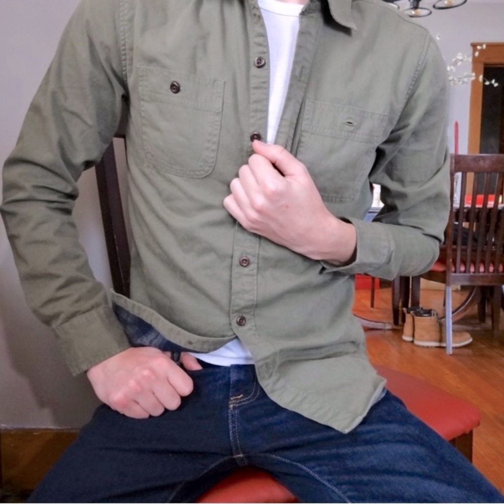 American Eagle Flannel Lined Work Shirt XS